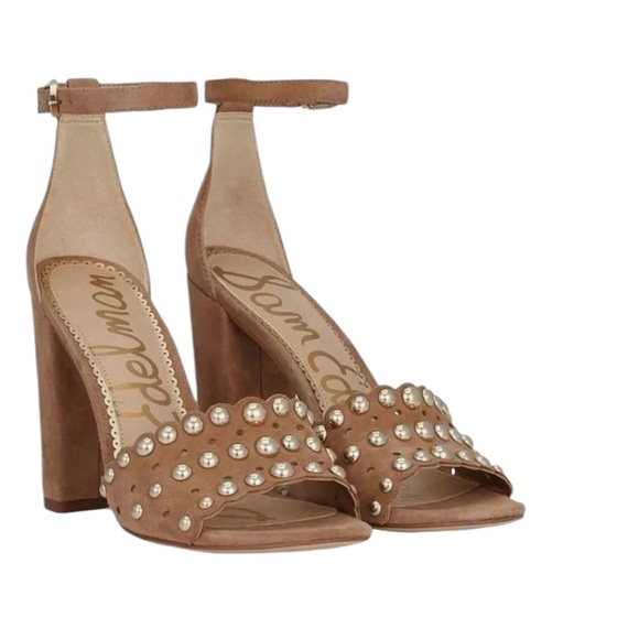 Sam Edelman Shoes - Sam Edelman Tan Yaria Heels 6.5 Tan Suede
